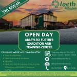 Open Day March 7th 2023 Abbeyleix Further Education and Training Centre